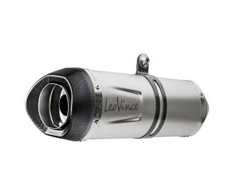 Leovince LV One Evo RVS Volledig Uitlaatsysteem met E-keur incl. Katalysator Kawasaki  Z650 2021 - 2025