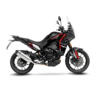 Leovince LV-14 RVS Einddemper met E-keur Moto Morini X-Cape 700 2025 - 2026