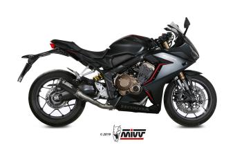 Mivv MK3 Carbon Volledig uitlaatsysteem zonder E-keur Honda CBR 650 R - CB 650 R 2019 - 2023