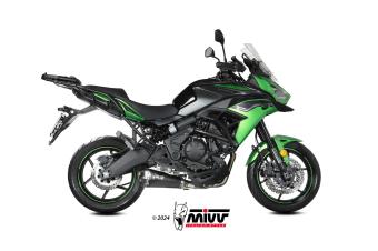 Mivv Delta Race RVS Black Volledig Uitlaatsysteem met E-keur incl. katalysator Kawasaki Versys 650 2024 - 2026