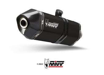 Mivv Speed Edge Titanium Black EInddemper Paar (L+R) met E-keur Suzuki GSX-R 1300 Hayabusa 2025 -2026
