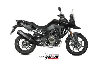 Mivv Speed Edge RVS Black Einddemper met E-keur Suzuki V-Strom 800 SE / DE 2023 - 2026