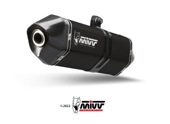 Mivv Speed Edge RVS Black Einddemper met E-keur Suzuki V-Strom 800 SE / DE 2023 - 2026