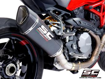 SC-Project SC1-R Carbon Slip-On Einddemper Euro4 Gekeurd DUCATI MONSTER 1200 R 2016