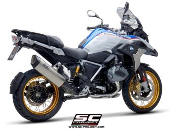 SC-Project SC1-R GT Titanium Slip-On Einddemper Euro5 Gekeurd BMW R 1250 GS / ADVENTURE 2020 - 2024