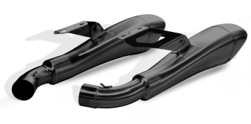 HP Corse Hydroform RVS Black Slip-on Einddemper Set met E-keur Ducati Monster 796 2010-2014