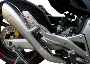 HP Corse Hydroform RVS Slip-on Einddemper met E-keur Honda HORNET 600 2011 - 2014