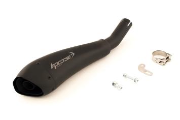 HP Corse Hydroform RVS Black Slip-on Einddemper met E-keur Kawasaki ER - 6 N / F 2005 - 2011