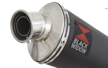 BWE RVS Black Ovaal 230mm Slip-On Einddemper zonder E-keur Honda CBR 600 F 2001 - 2007