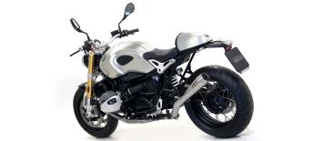 Arrow Pro-Race Full Titanium Slip-on Einddemper met E-keur incl. Linkpipe 71635MI BMW RnineT 2014 > 2019