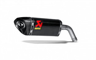Akrapovic Slip-On Line Carbon Einddemper met E-keur Honda MSX 125 / Grom 2013 - 2015