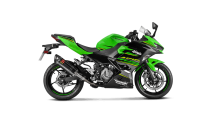 Akrapovic Slip-on Line Carbon Einddemper zonder E-keur Kawasaki Ninja 400 2018 - 2023
