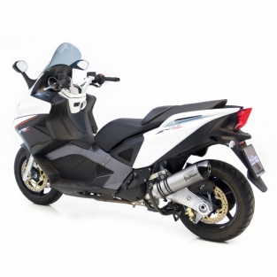Leovince LV One Evo Slip-on RVS Einddemper met E-keur Aprilia SRV 850 2012 - 2016