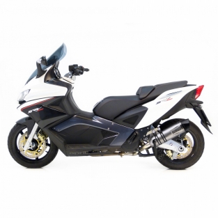 Leovince LV One Evo Slip-on RVS Einddemper met E-keur Aprilia SRV 850 2012 - 2016