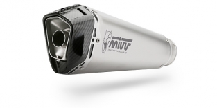 Mivv Delta Race RVS Slip-on Einddemper met E-keur Benelli TRK 502 2017 > 2024