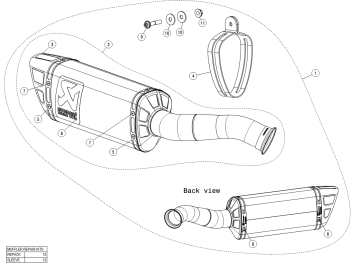 Akrapovic Slip-on Line Carbon Einddemper met E-keur CF Moto 800 NK 2023 - 2025
