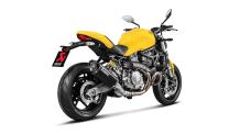 Akrapovic Slip-on Line Titanium zonder E-keur incl. Linkpipe L-D12SO2 Ducati Monster 821 2017 > 2020