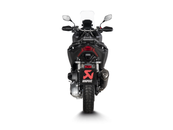 Akrapovic Slip-on Line RVS Black Einddemper met E-keur Honda ADV 350 2022 - 2024