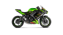 Akrapovic Racing Line Titanium Volledig Uitlaatsysteem zonder E-keur Kawasaki Ninja 650 2017 > 2023