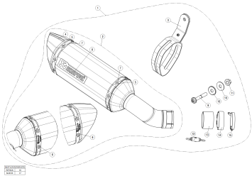 Akrapovic Slip-On Line Carbon Einddemper met E-keur Kawasaki Z900 2025
