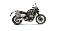 Akrapovic Slip-on Line Titanium Einddemper Set met E-keur Triumph Scrambler 1200 2019 - 2020
