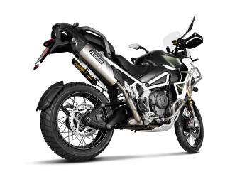 Akrapovic Slip-on Line Titanium Einddemper met E-keur Triumph Tiger 1200 GT / Rally 2022 - 2024
