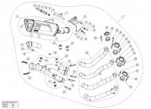 Akrapovic Evolution Line Titanium Volledig Uitlaatsysteem zonder E-keur Yamaha YZF-R1 2015 - 2023