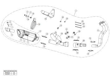 Akrapovic Racing Line Carbon Volledig Uitlaatsysteem zonder E-keur Yamaha MT-07 / FZ-07 2014 - 2026