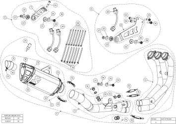 Akrapovic Racing Line Titanium Volledig Uitlaatsysteem zonder E-keur Yamaha MT-09 2021 - 2026