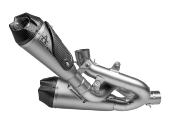 Arrow Titanium Works Dubbele Einddemper (L+R) incl. Titanium linkpipes zonder E-keur Ducati Panigale V4 2018 - 2024