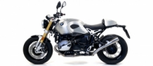 Arrow Pro-Race Full Titanium Slip-on Einddemper met E-keur incl. Linkpipe 71635MI BMW RnineT 2014 > 2019