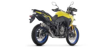 ARROW Indy Race Einddemper Aluminium Zwart met stalen End Cap met E-keur Suzuki V-Strom 800DE / SE 2023-2026