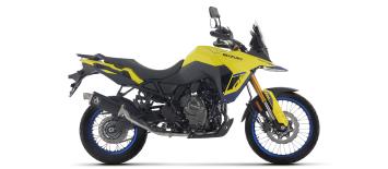 ARROW Indy Race Einddemper Aluminium Zwart met stalen End Cap met E-keur Suzuki V-Strom 800DE / SE 2023-2026
