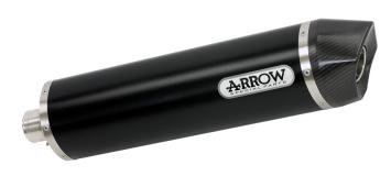 Arrow Maxi Race-Tech Aluminium Dark Einddemper met E-keur BMW F800R 2009 > 2016