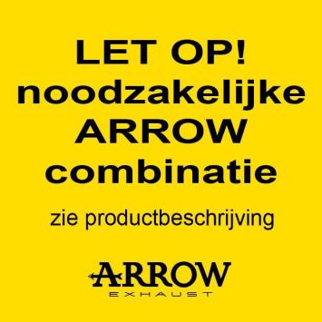 Arrow RVS Voorbochten incl. Katalysator Yamaha Tracer 9 / GT 2021 - 2024