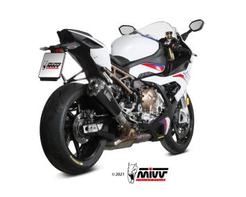 Mivv Delta Race Carbon Einddemper met E-keur BMW S 1000 RR 2019 > 2023