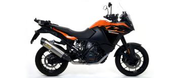 Arrow Maxi Race-Tech Titanium Einddemper met E-keur KTM 1090 Adventure 2017 > 2019