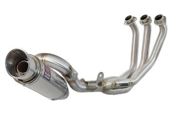 Black Widow Exhaust 230mm GP RVS Low level Volledig uitlaatsysteem zonder E-keur Yamaha XSR 900 / GP 2024 - 2026
