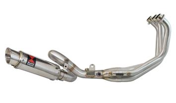 Black Widow Exhaust 230mm GP RVS Low level Volledig uitlaatsysteem zonder E-keur Yamaha XSR 900 / GP 2024 - 2026