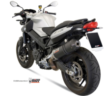 Mivv Oval Carbon Slip-on Einddemper met E-keur BMW F800R 2009 > 2020