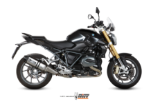 Mivv Speed Edge RVS Slip-on Einddemper met E-keur Euro3 en Euro4 BMW R 1200 R 2015 > 2018