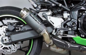 Bodis GPC-RSII RVS Black Slip-on Einddemper met E-keur Kawasaki Z900 2020 - 2022