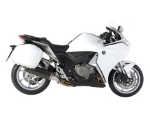 BOS Oval 120 Black Edition Einddemper met E-keur Honda VFR 1200 F 2010 > 2016