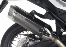 BOS Desert Fox Carbon Steel Einddemper met E-keur KTM 1190 Adventure 2013 > 2016