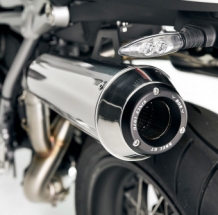 BOS SSEC GT (2-2) RVS Polished Einddemper Set met Euro4 Keuring BMW R nine T (alle Modellen) 2014 - 2020