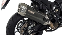 BOS Desert Fox Carbon Steel Einddemper met E-keur KTM 1090 Adventure / R 2017 > 2020