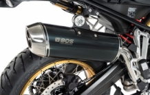 BOS Dunefox Carbon Steel Einddemper met E-keur BMW F 750 GS 2017 - 2020