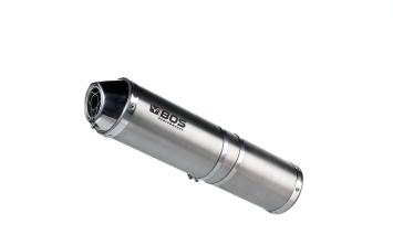 BOS Original (4-2) RVS Einddemper Set (L+R) met E-keur Yamaha TRX 850 1995 - 1999