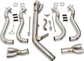 Black Widow RVS Decat Bochtenset RVS voor GSX-S 1000 / GT 2021 - 2026