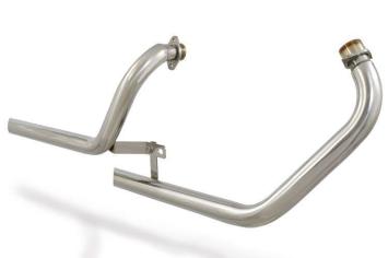 Black Widow Exhaust RVS Drag Pipes Volledig Uitlaatsysteem zonder E-keur Yamaha XV535 Virago 1988 - 2004